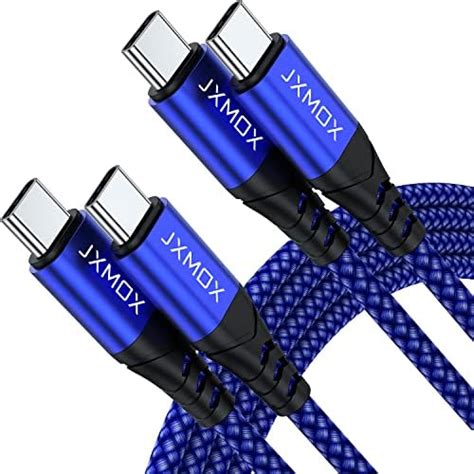 Amazon JXMOX USB C To USB C Cable 60W 2 Pack 6 6ft Type C Fast