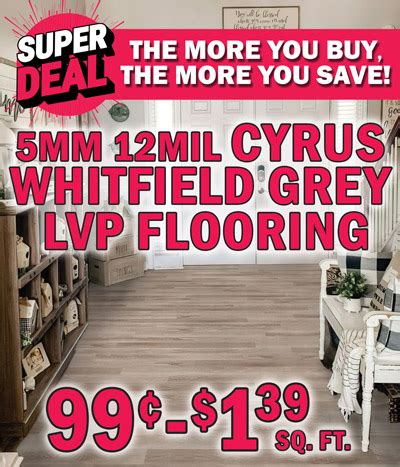 Cyrus Whitfield Grey Lvp Flooring