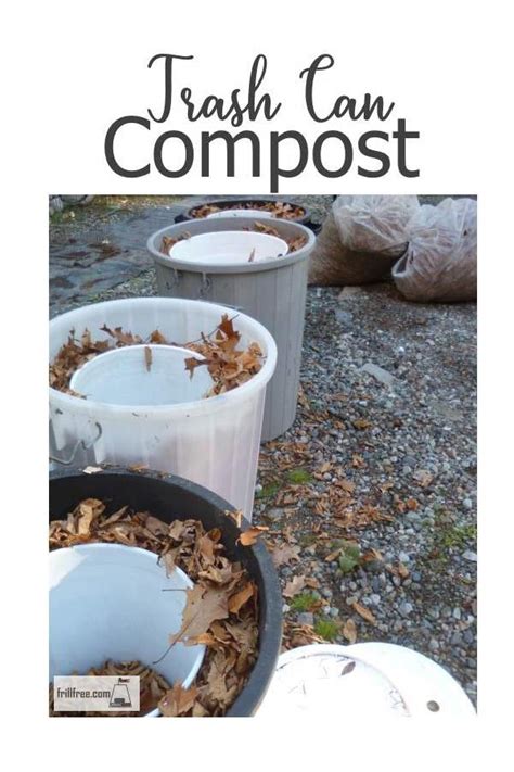 No Room? Make Trash Can Compost