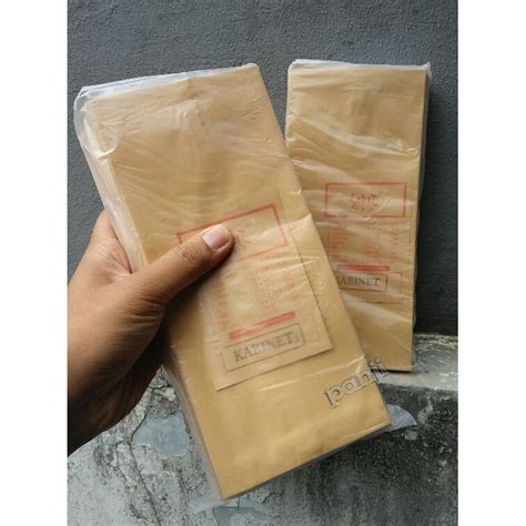 Jual Amplop Coklat Ukuran Kabinet Pack Isi Pcs Shopee Indonesia