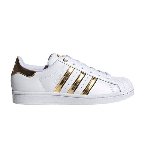 Adidas Superstar Metal Toe White Gold Metallic FV3330 Solesense