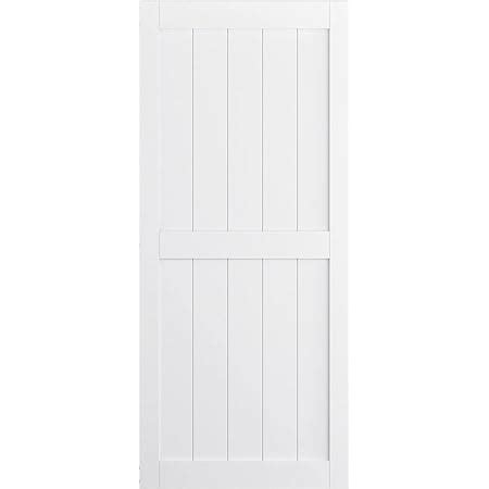 Amazon Smartstandard X Inch White Barn Door Slab Mdf Non