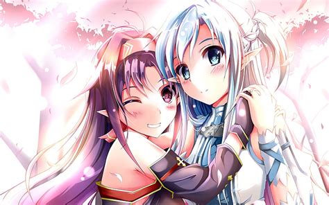 Sword Art Online Sword Art Online Ii Asuna Yuuki Yuuki Konno Fondo