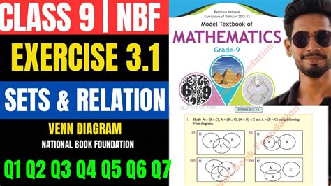 Class 9 Exercise 3 1 Unit 3 Sets Nbf Federal Board Ix New Course Maths National Book