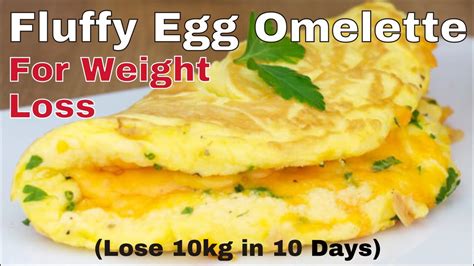 Low Carb Egg Omelette Fluffy Egg Omelette For Weight Loss Keto