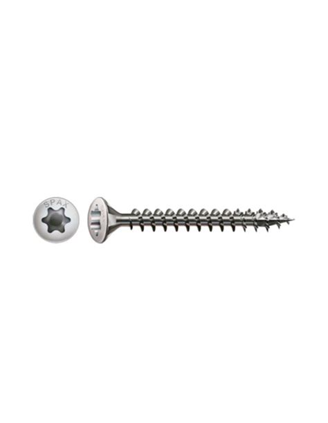 Spax Vis à bois Tête fraisée bombée TFB T STAR TORX T15 3 5X16 Filetage