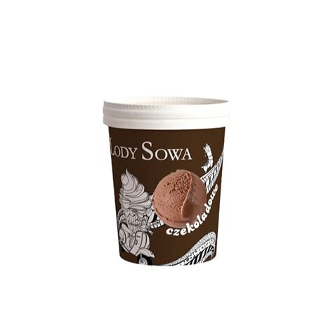 Lody Malinowe W Kubku Lody Cukiernia Sowa