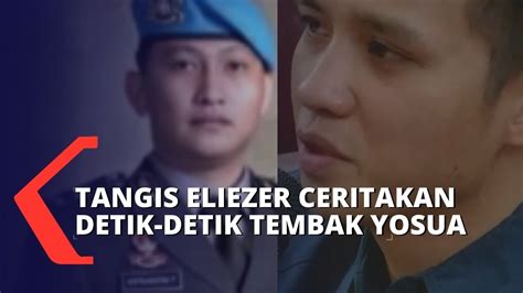 Detik Detik Richard Eliezer Menahan Tangis Ceritakan Peristiwa