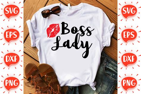 Boss Lady Svg Graphic By Funnysvgcrafts · Creative Fabrica