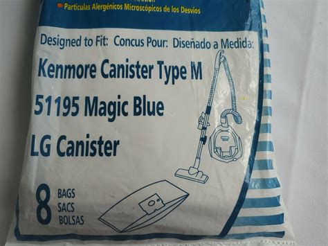 Envirocare Vacuum Bags 32 Bags Kenmore Type M 51195 Magic Blue Large