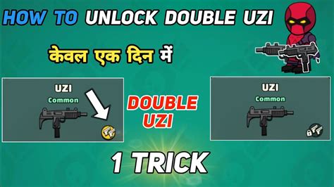 DA2 How To Unlock Double UZI In Mini Militia 2021 One Trick To Get