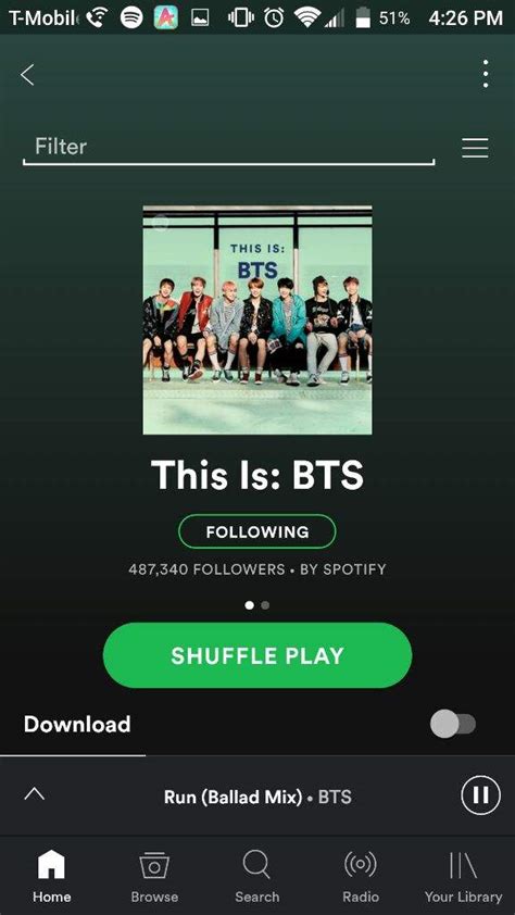 Bts Spotify Update Armys Amino