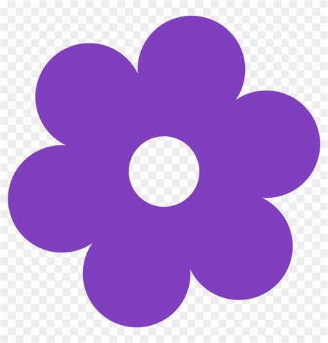 Spring Flowers Clip Art - Purple Flower Clipart - Free Transparent PNG Clipart Images Download