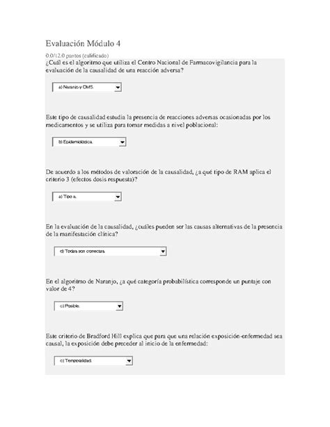 Modulo De Evaluación Conocer 2