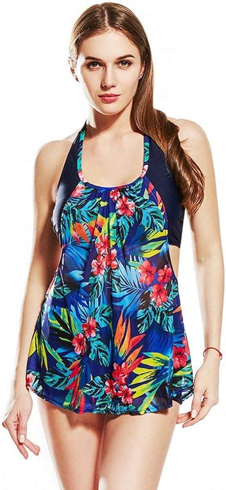 Haidean Separable Badeanz Ge Tankini Mit Teilig Neckholder Sporty