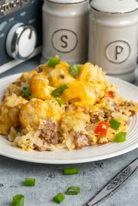 Crock Pot Tater Tot Breakfast Casserole Slow Cooker Meals