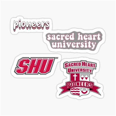 Sacred Heart Sticker Pack 1 Sticker For Sale By Alisam19 Redbubble