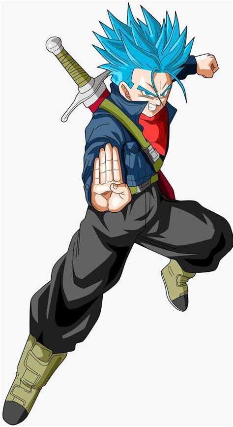 Trunks Del Futuro Ssj Blue Personajes De Dragon Ball Personajes De