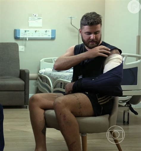 Foto Zé Neto quebrou 3 costelas levou pontos no braço e sofreu uma