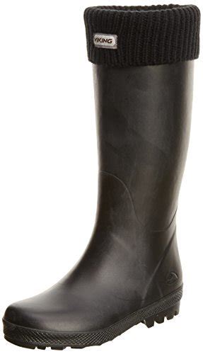 Schwarze Gummistiefel Von Viking Amazon De Lookastic