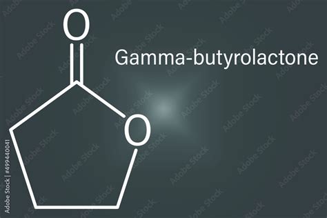 Gamma Butyrolactone Gbl Solvent Molecule Used As Prodrug Form Of Ghb