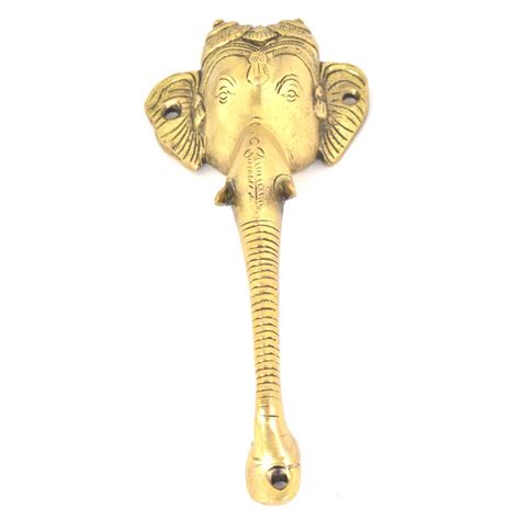 Brass Ganesha Door Handle