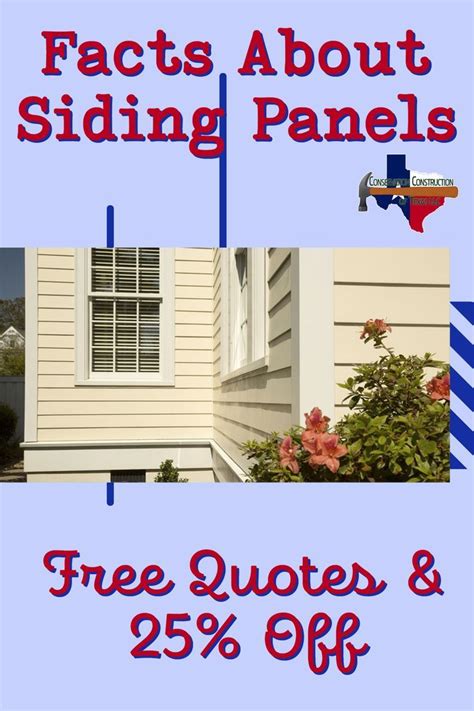 Facts About Siding Panels Panel Siding Exterior Siding Siding