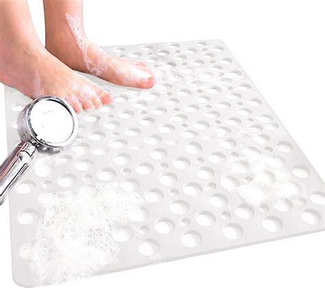 Venuso Square Shower Mats Non Slip Anti Mould 53 X 53 Cm Rubber Anti