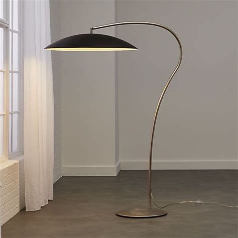 Atomic Matte Black Arc Floor Lamp Modern Floor Lamps