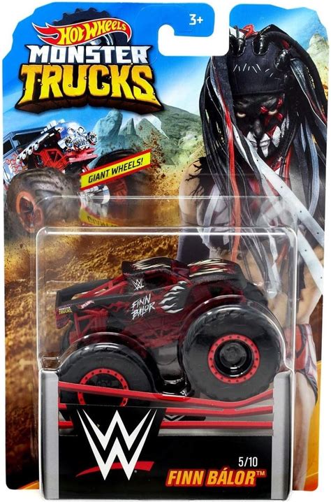 Amazon Hot Wheels Monster Trucks WWE FINN Balor Toys Games
