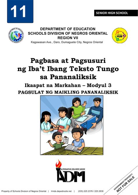 Pagbasa At Pagsusuri Module Filipino Pagbasa At Pagsusuri Ng Iba Images