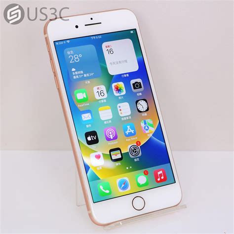 【us3c 高雄店】【一元起標】公司貨 Apple Iphone 8 Plus 256g 金色 支援touch Id 蘋果手機 空機