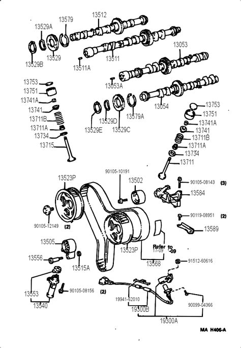 Cam Position Sensor Assembly Autoparts Toyota