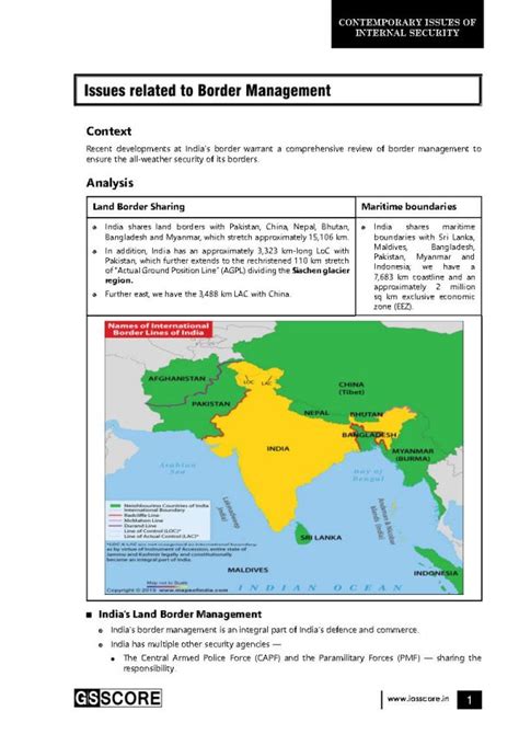 GS Score IAS Contemporary Issues Of Internal Security Mains Sampoorna