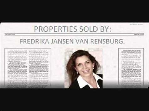 Properties Sold By Fredrika Jansen Van Rensburg In Youtube