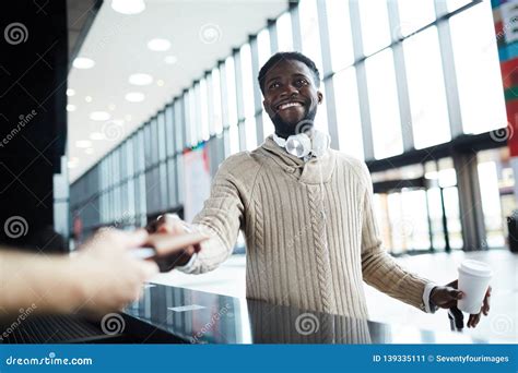 Traveler By Check In Counter Stock Image Image Of Businessman Person