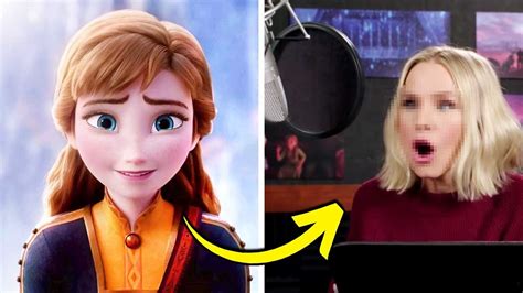 The Voices Of Disney Frozen 2 Characters Shorts Youtube