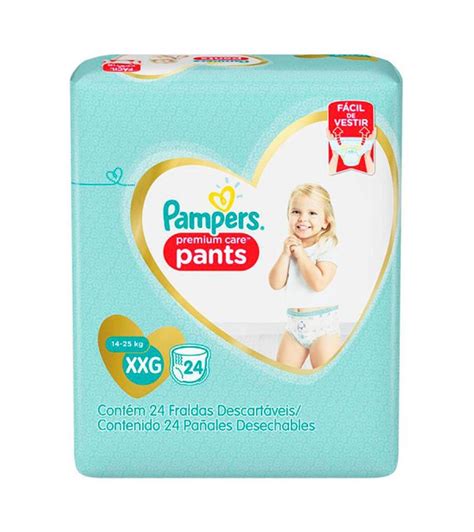 Fralda Pampers Pants Premium Care Xxg Mega Com 24 Unidades Preço Popular