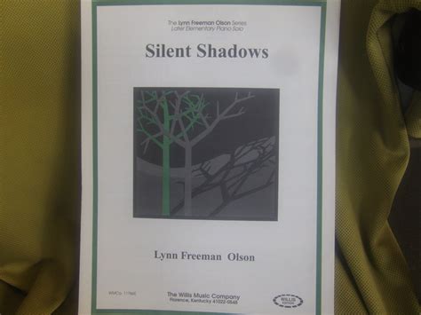 Silent Shadows sheet music - Piano/Keyboard sheet music by Lynn Freeman ...