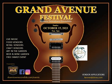 Escondido Grand Avenue Festival Visit Escondido Visitor Information