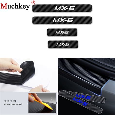 Auto Part Car Accessories For Mazda MX 5 MX 5 MX5 Car Door Sill Scuff Plate Door Threshold Plate ...