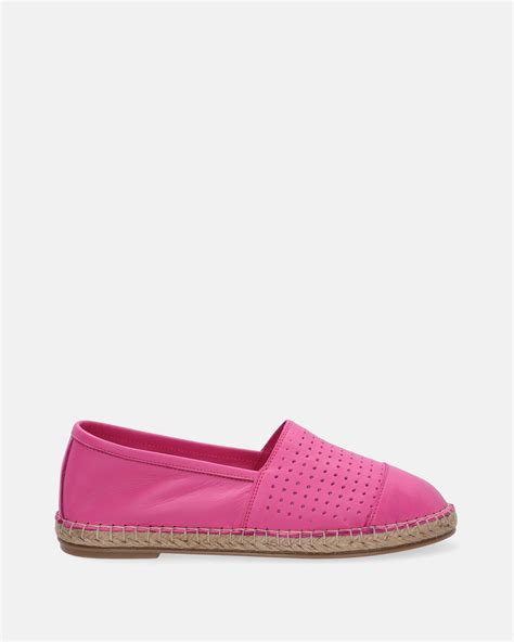 SKÓRZANE ESPADRYLE DAMSKIE A89 FUXIA Sklep z butami online Venezia