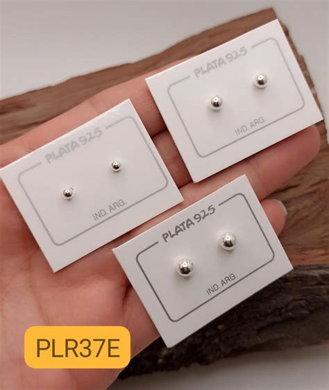 Pack N5 De 3 Aros Pasante De Plata Laminada