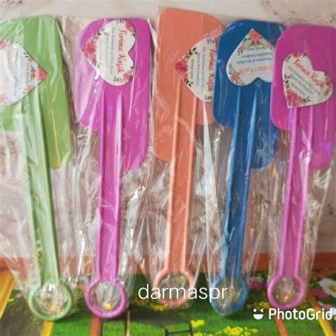 Jual Souvenir Pernikahan Nikah Solet Sodet Spatula Polesan Cabe Isi