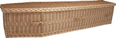 A Beautiful Willow Coffin Woven In Antique Buff Willow Musgrove Willows