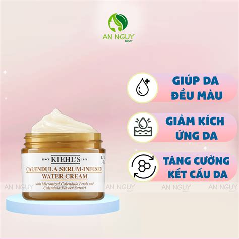 Kem Dưỡng Hoa Cúc Kiehls Calendula Serum Infused Water Cream Cấp Ẩm