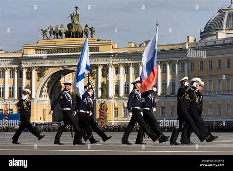 Victory Day Parade Rehearsal St Petersburg Hi Res Stock Photography And