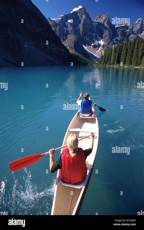 Moraine Lake. Banff National Park. Alberta. Canada Stock Photo - Alamy