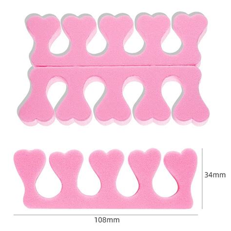 50Pcs Soft Foam Sponge Toe Separators Finger Dividers Nail Art Manicure