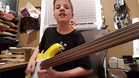 Playing A Fretless Fender Precision Bass Youtube